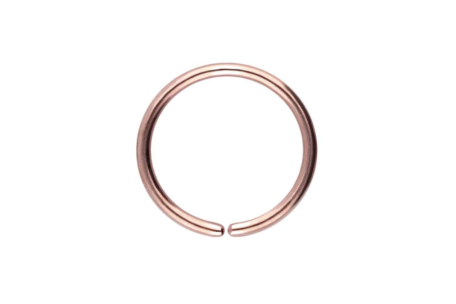 Titanium o-ring - bendable