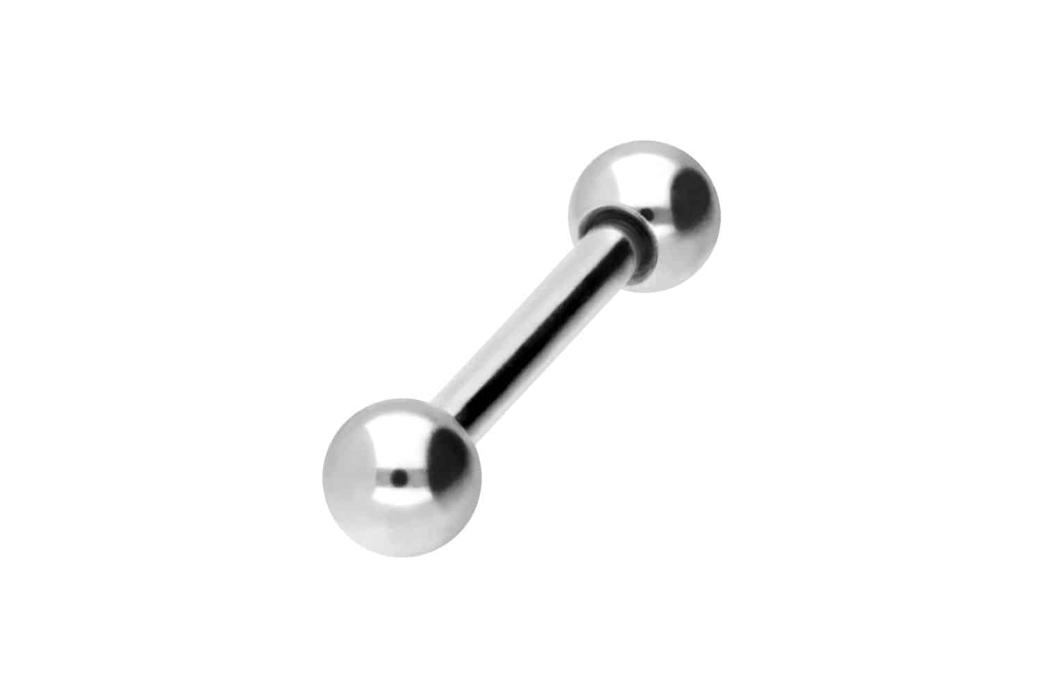 Titanium barbell with internal thread