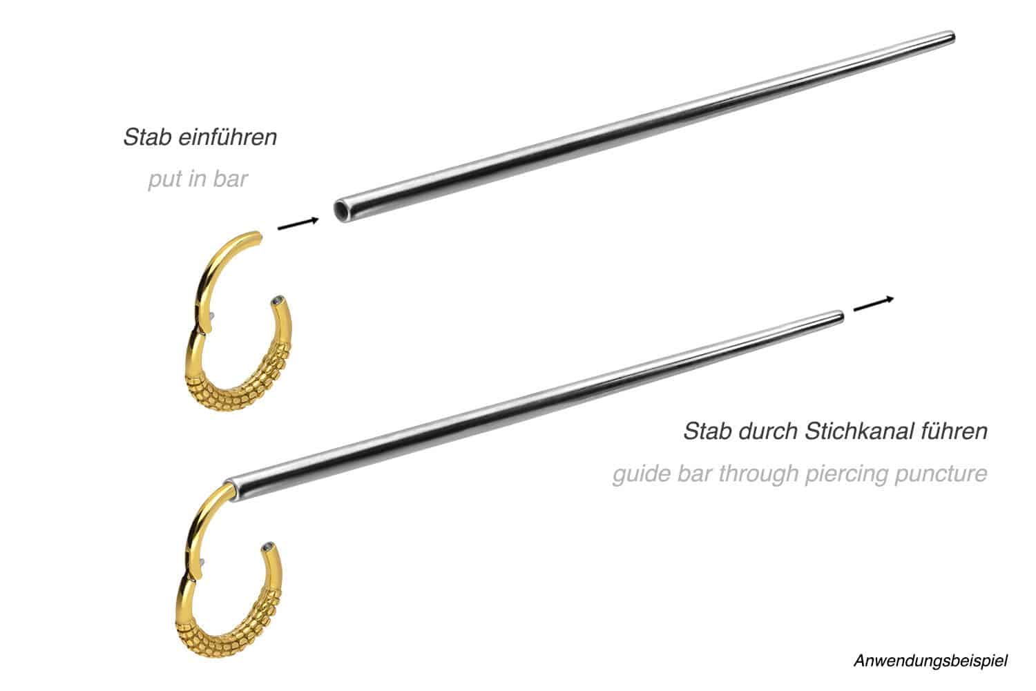 Titan Schmuckführungsstift