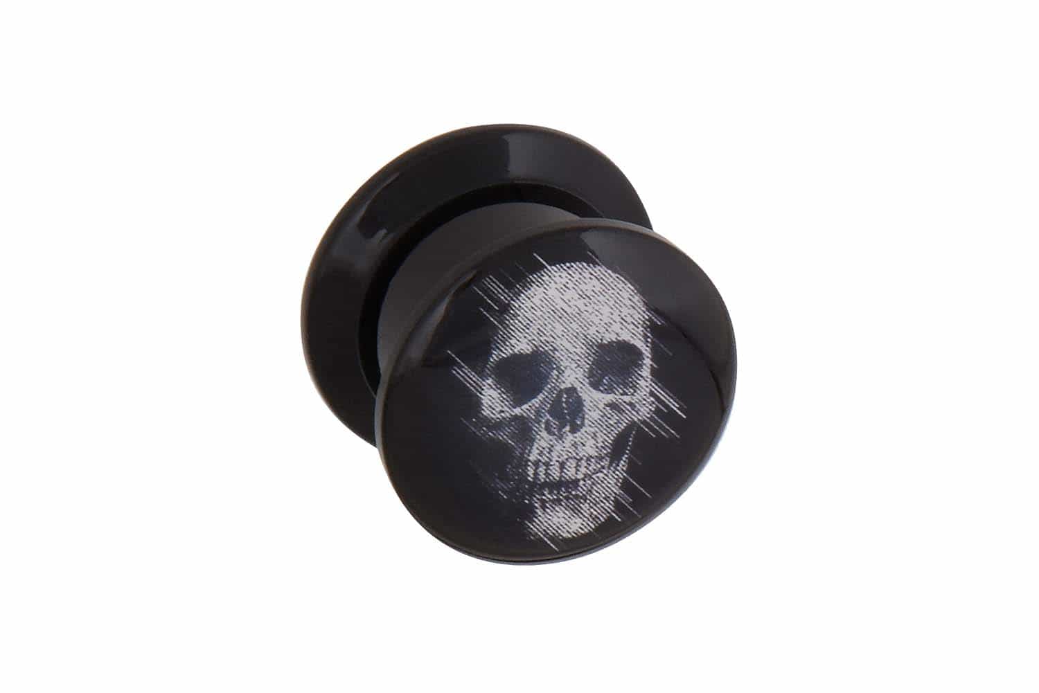 Acrylic plug SKULL ++SALE++