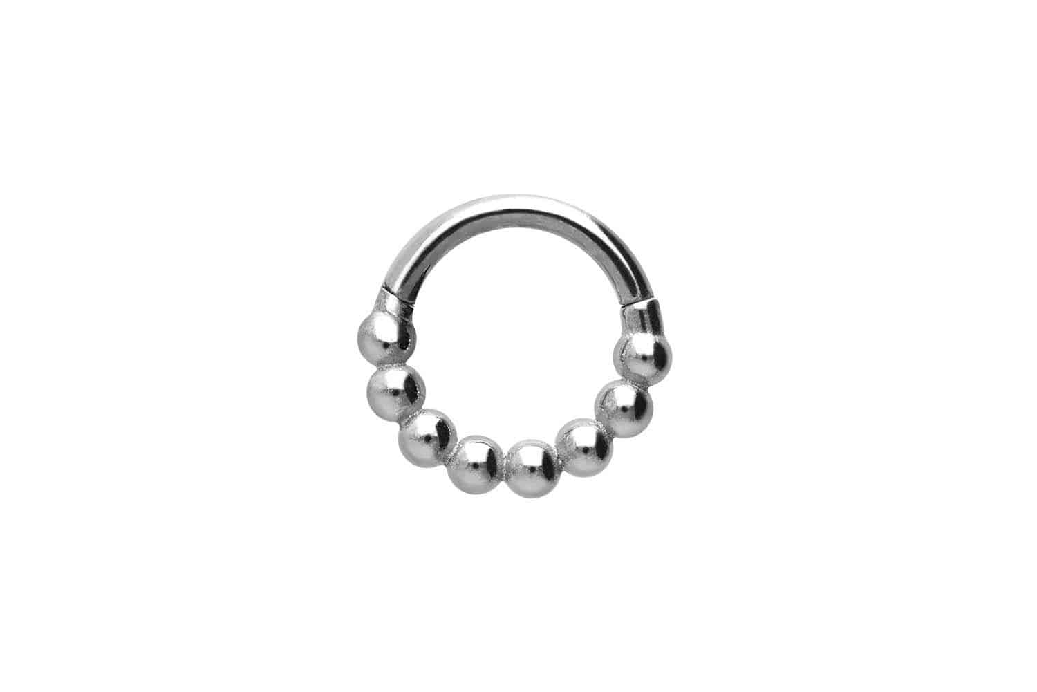 Surgical steel segment ring clicker BALLS