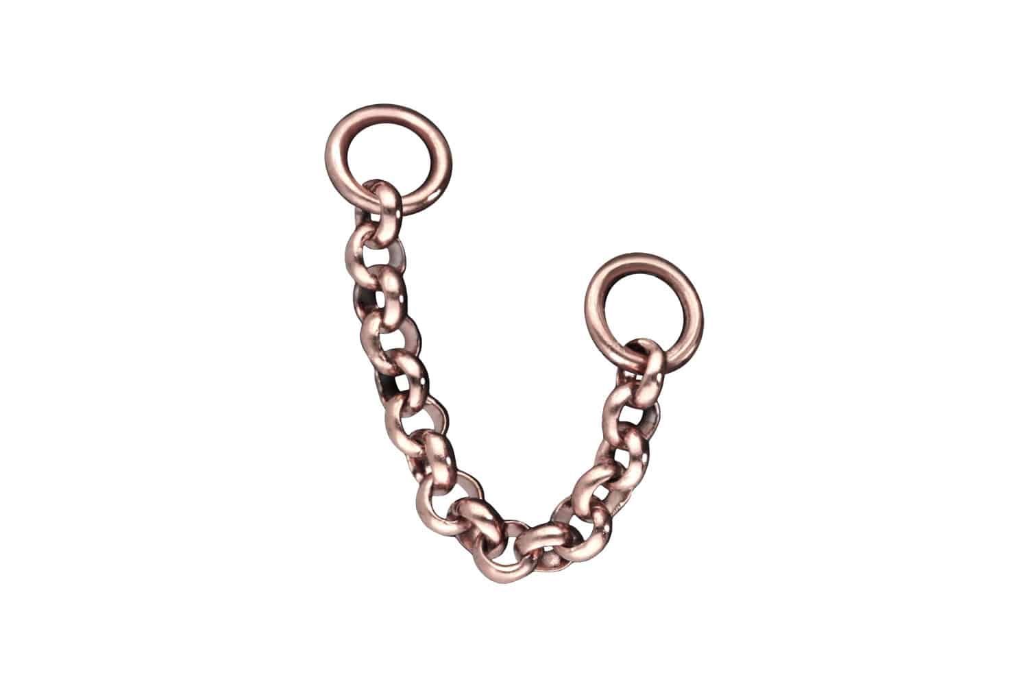 Surgical steel pendant for clickers ANCHOR CHAIN