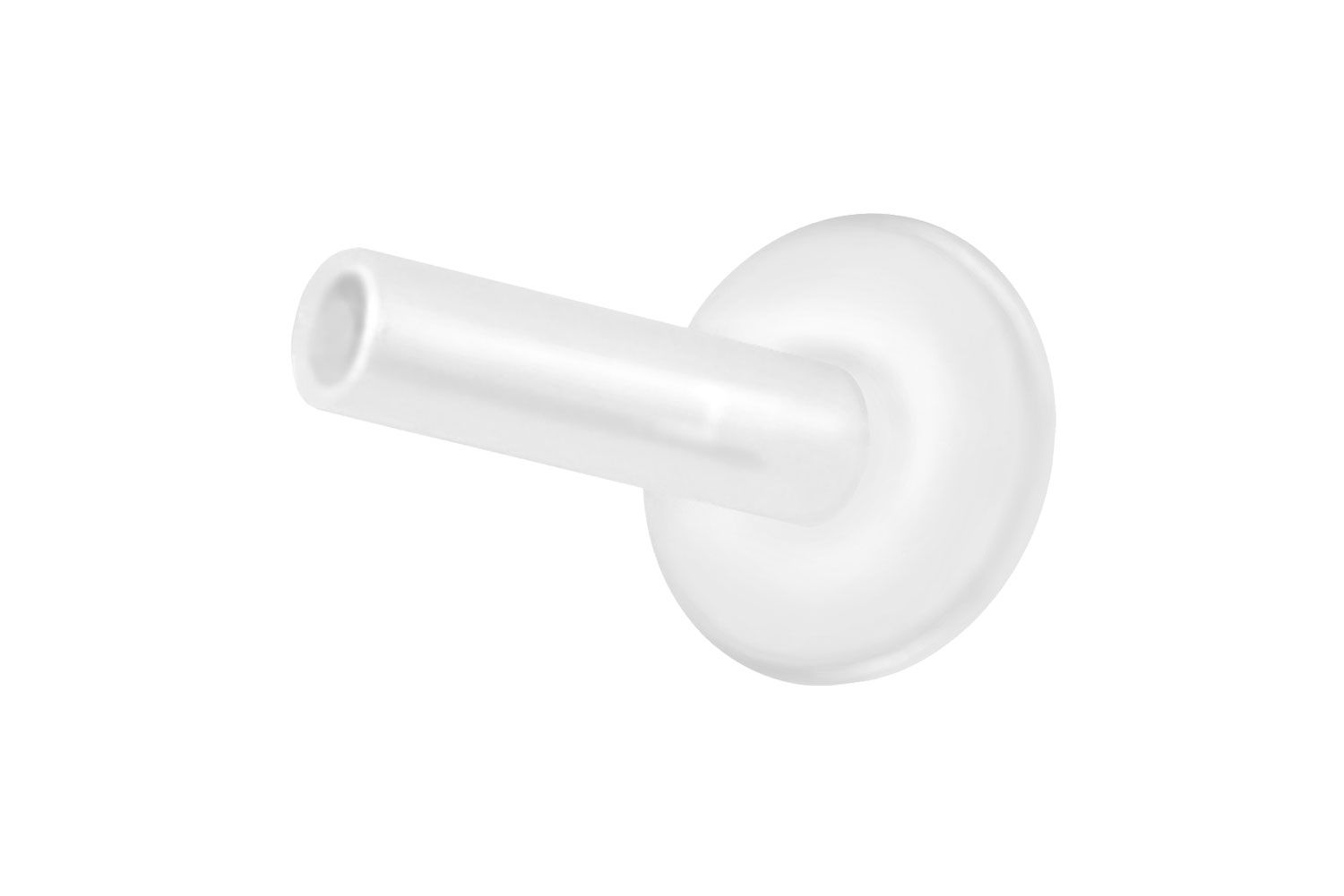 PTFE labret with internal thread without ball