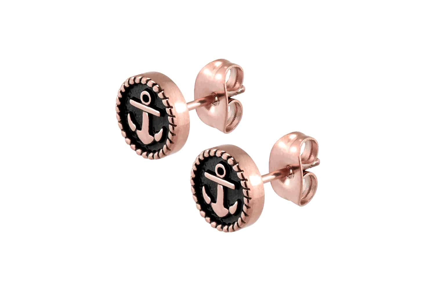 Surgical steel ear studs ANCHOR