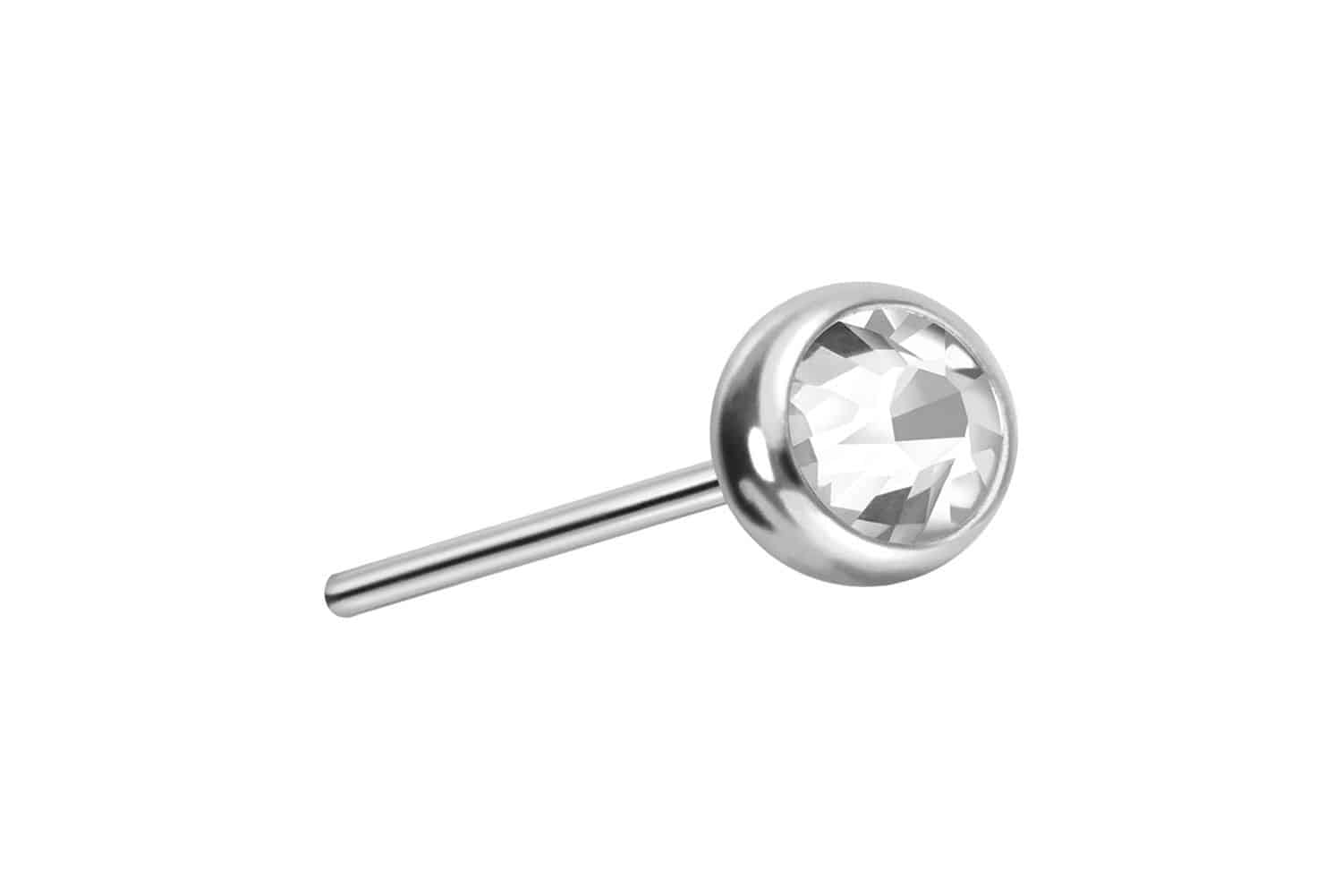 Titanium ball with push pin CRYSTAL