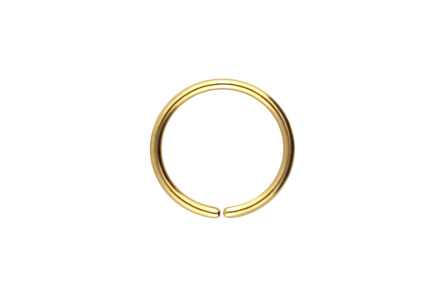 18 Karat Gold O-Ring - biegbar