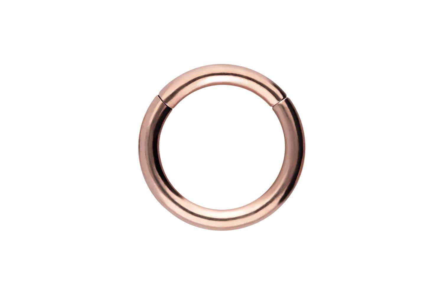 Titanium segment ring clicker