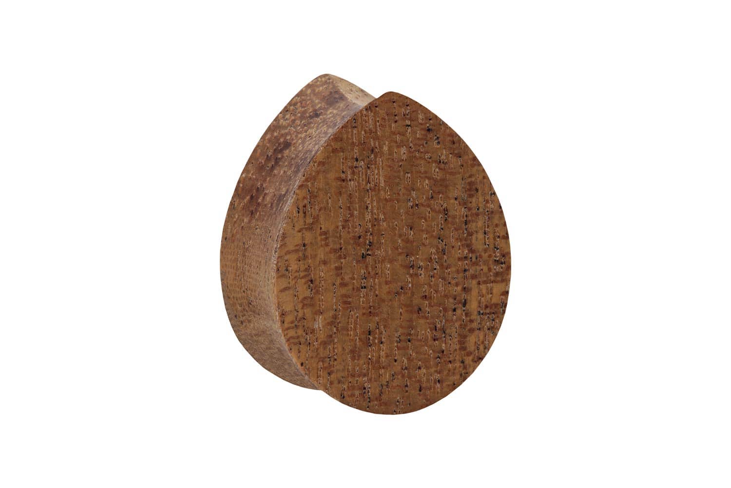 Wood plug TEARDROP ++SALE++