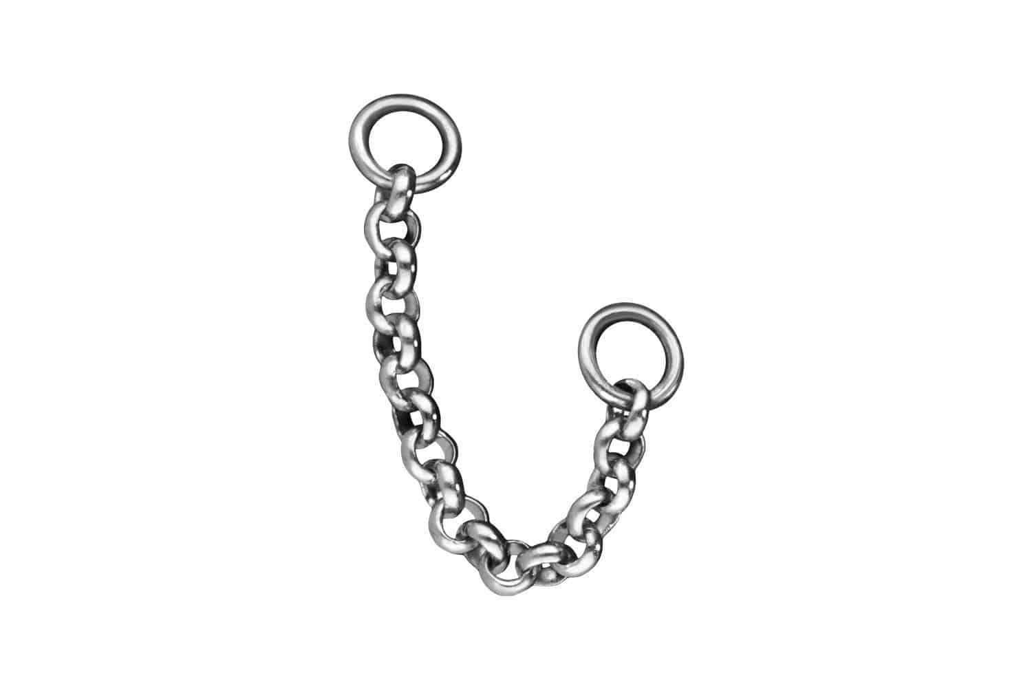 Titanium pendant for clickers ANCHOR CHAIN