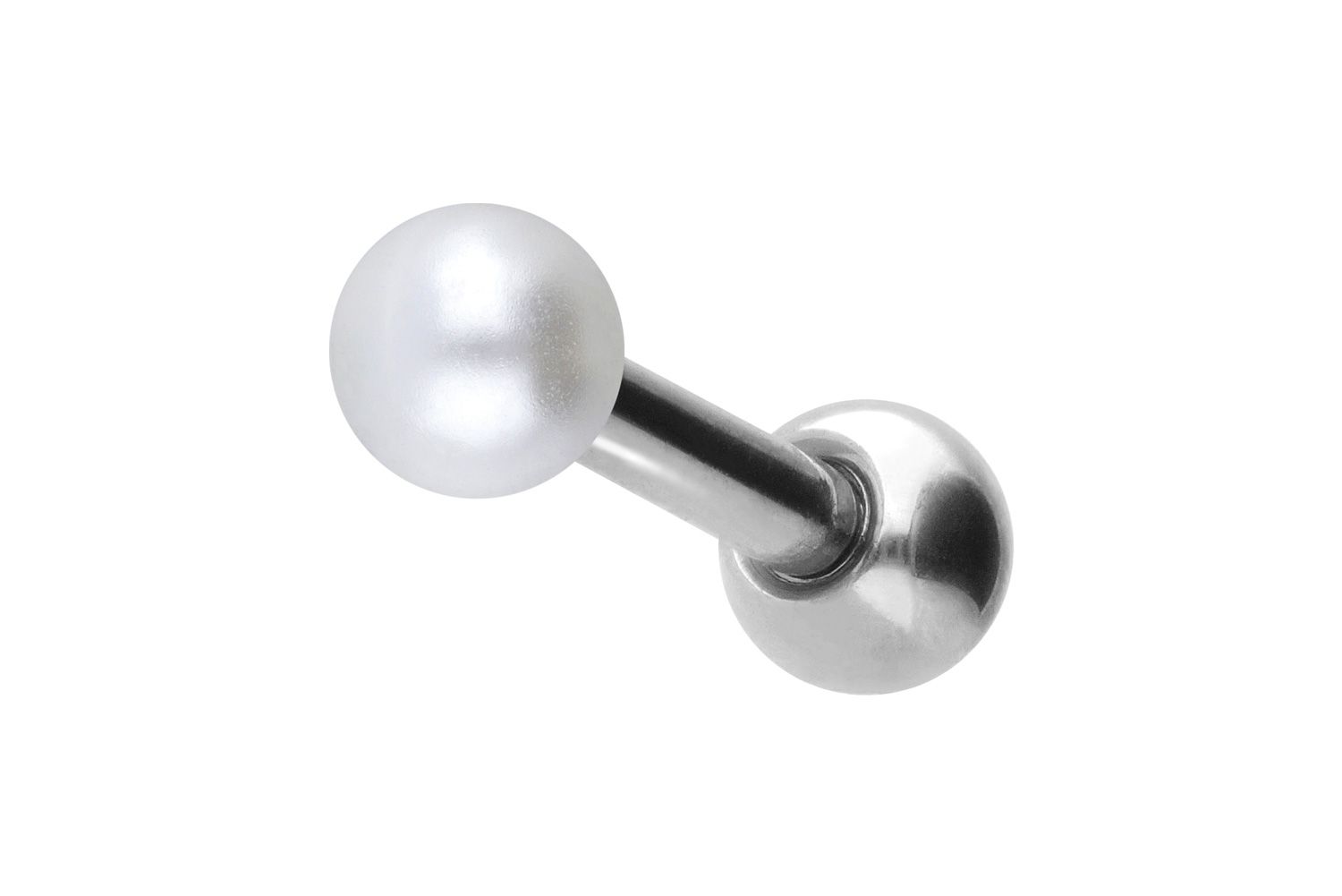 Surgical steel ear piercing SYNTHETIC PEARL