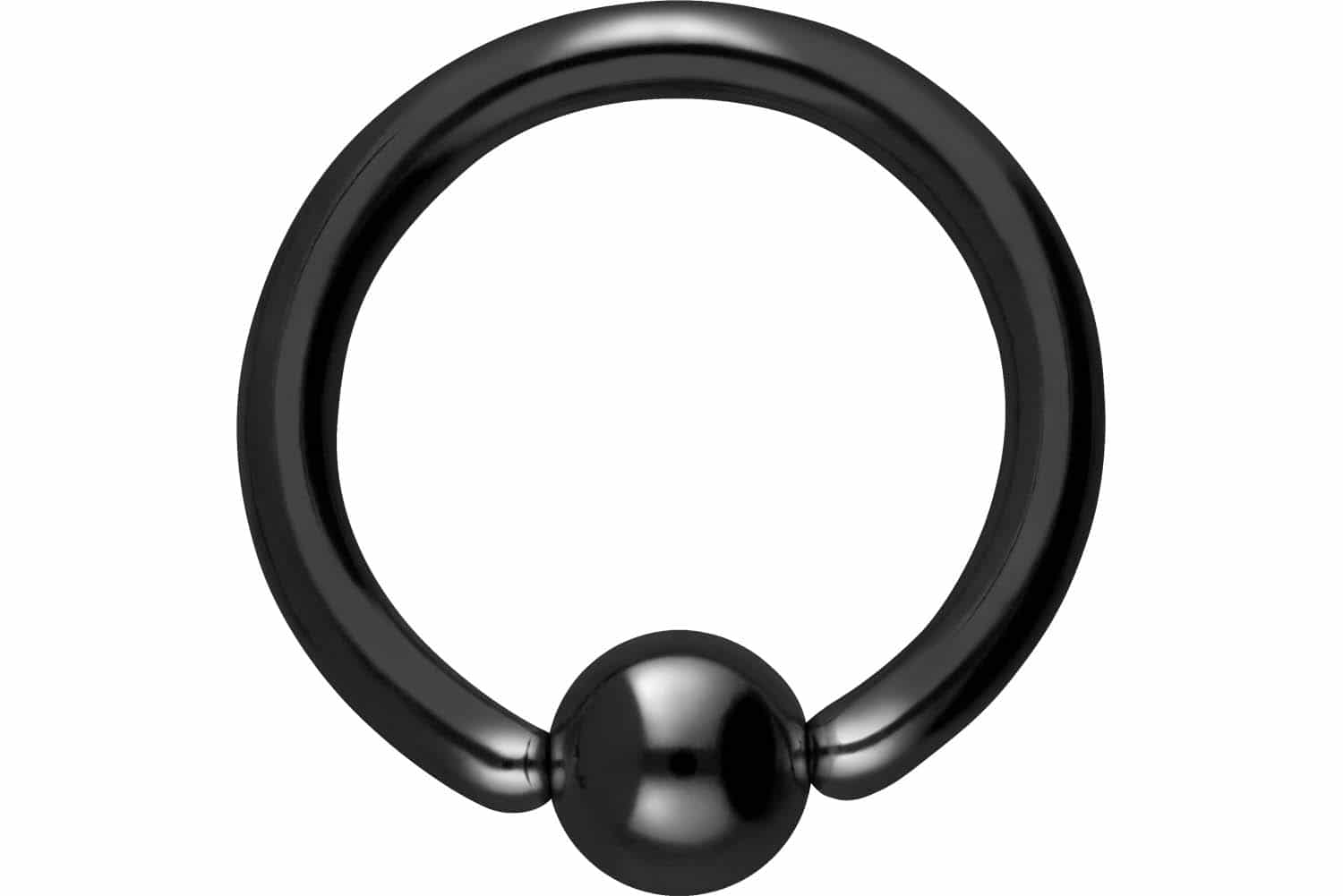 Surgical steel ball closure ring