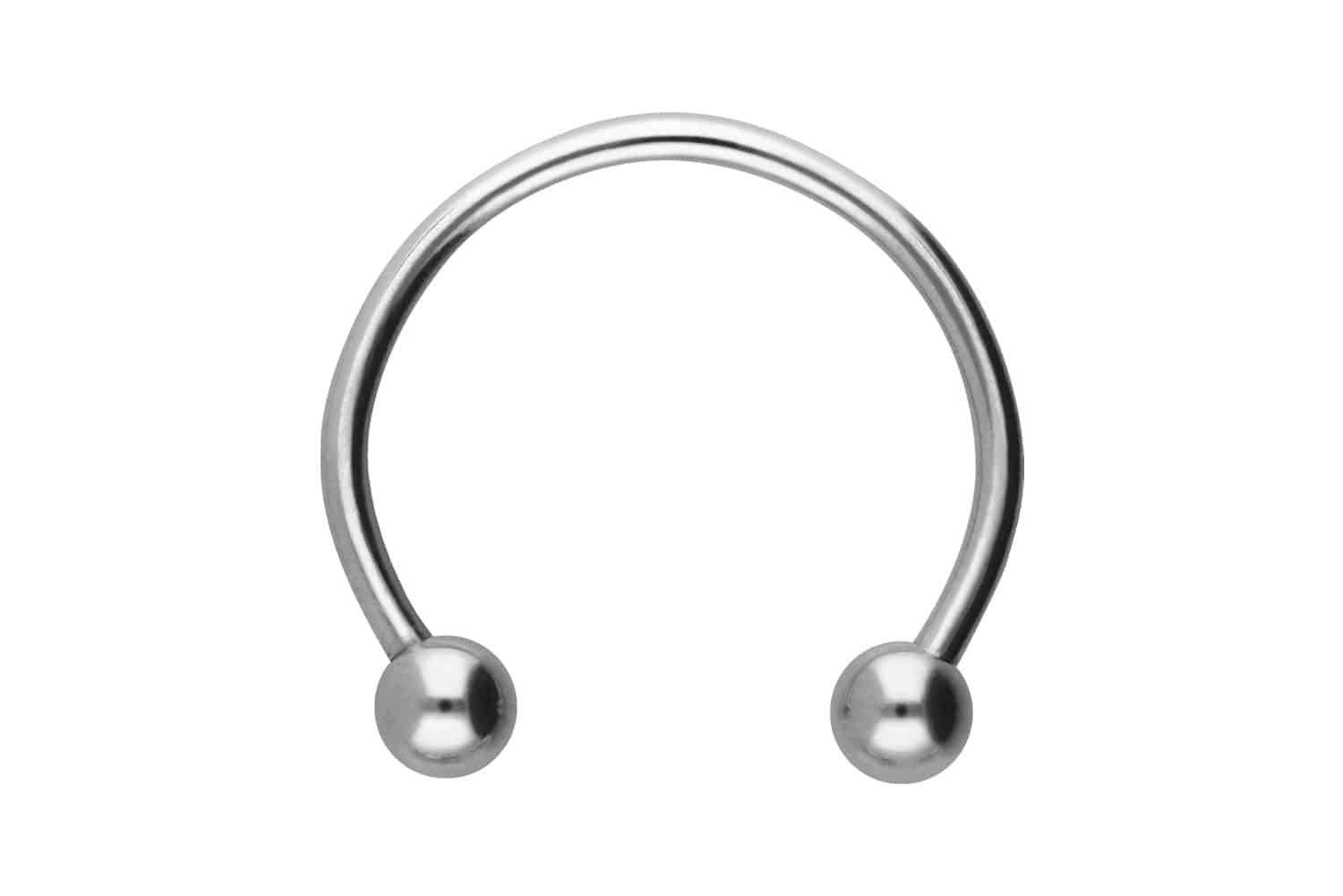 Surgical steel circular barbell