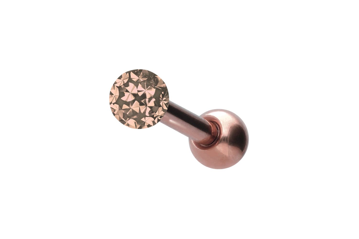 Surgical steel ear piercing EPOXY BALL