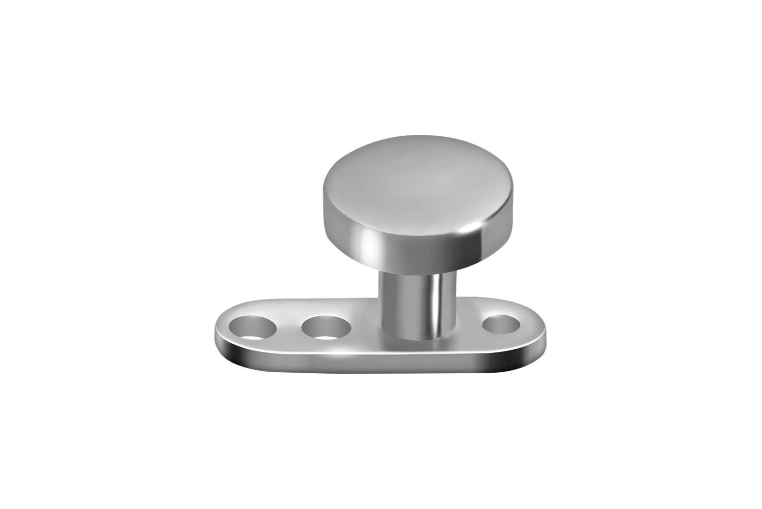 Titanium dermal anchor with 3 holes DISC