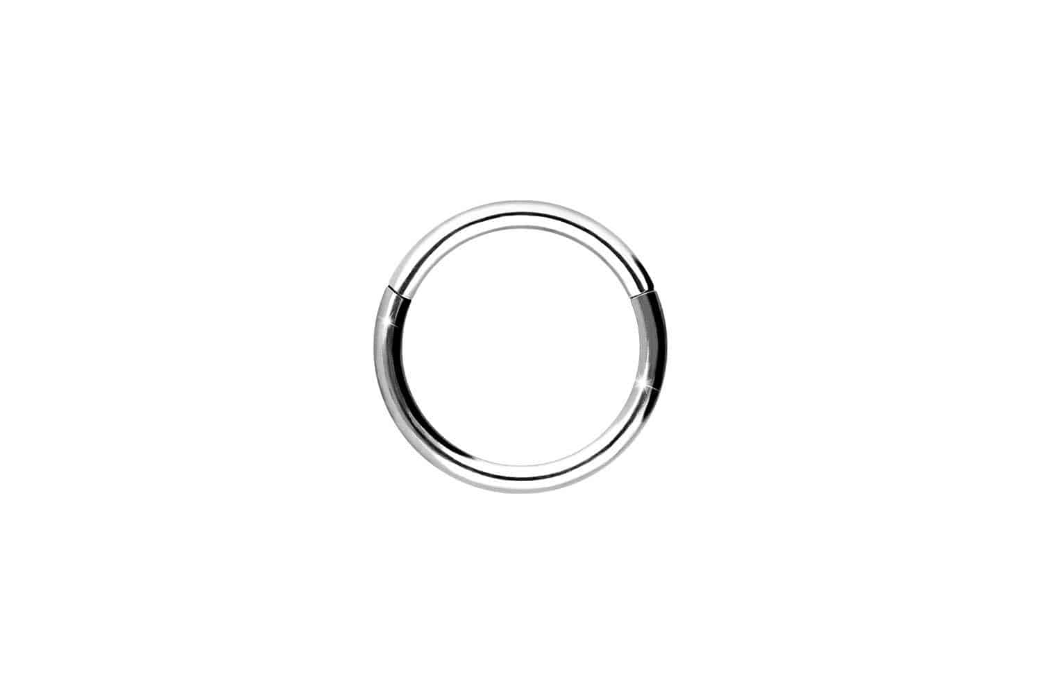 Titanium segment ring clicker