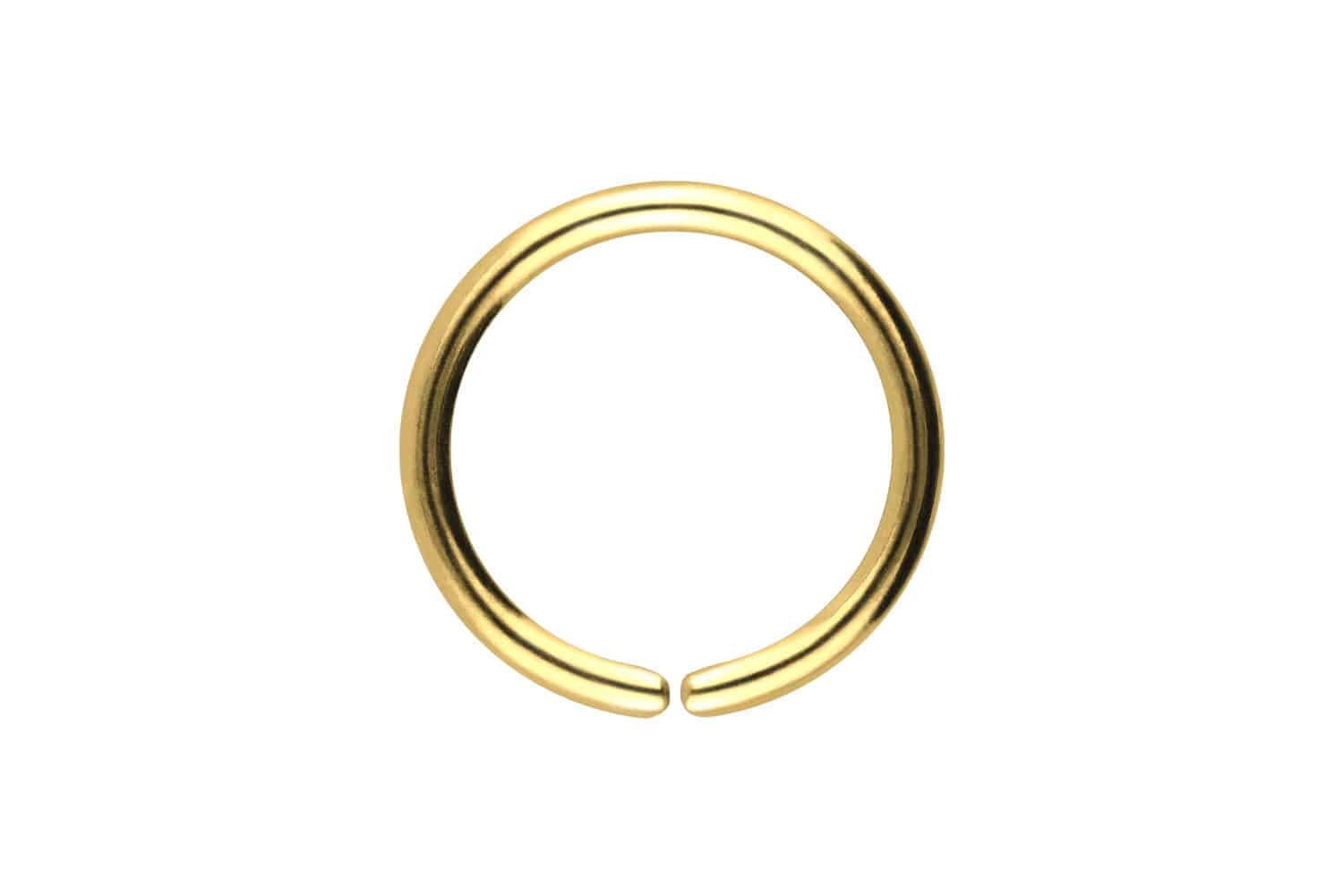 18 Karat Gold O-Ring - biegbar