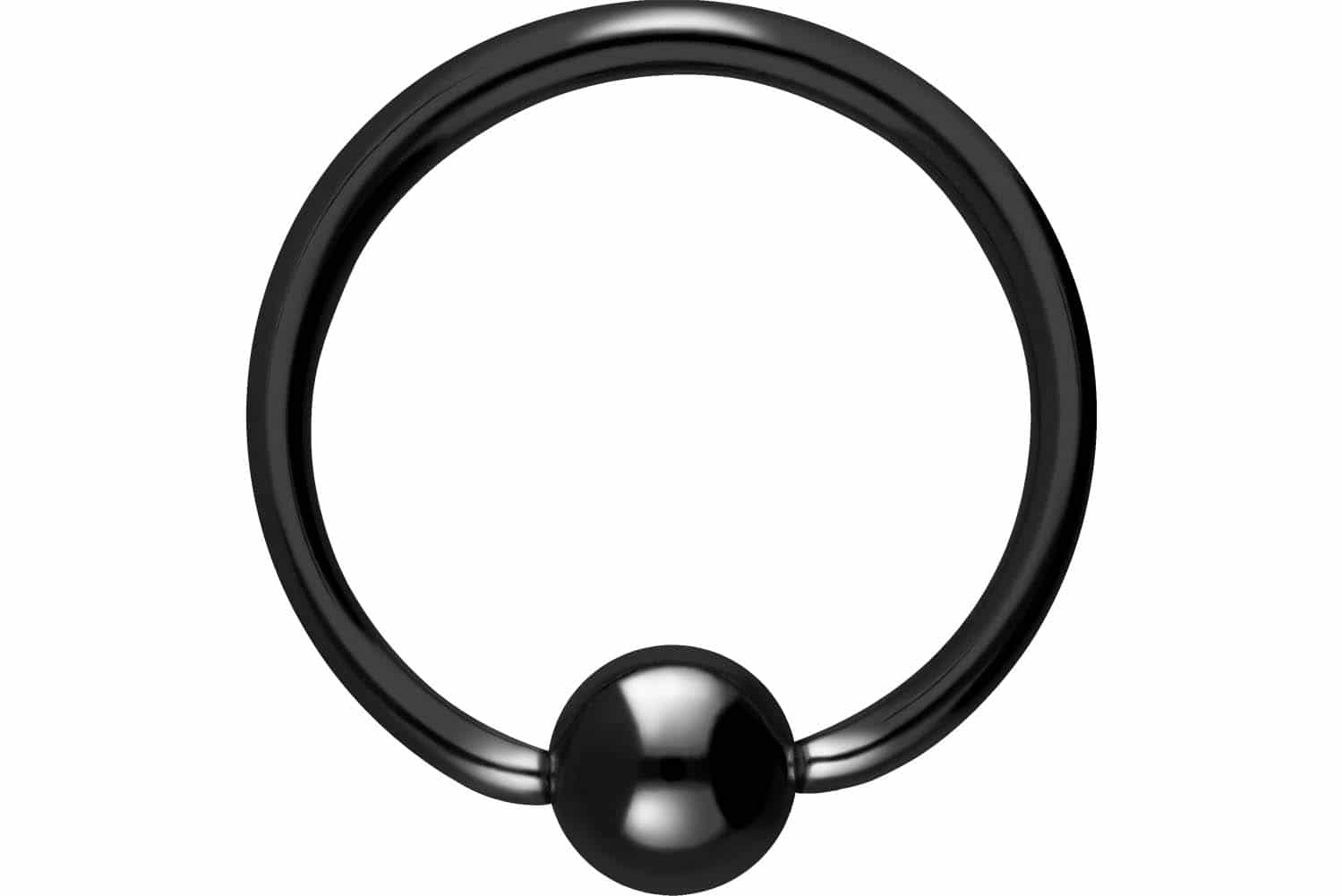 Surgical steel ball closure ring