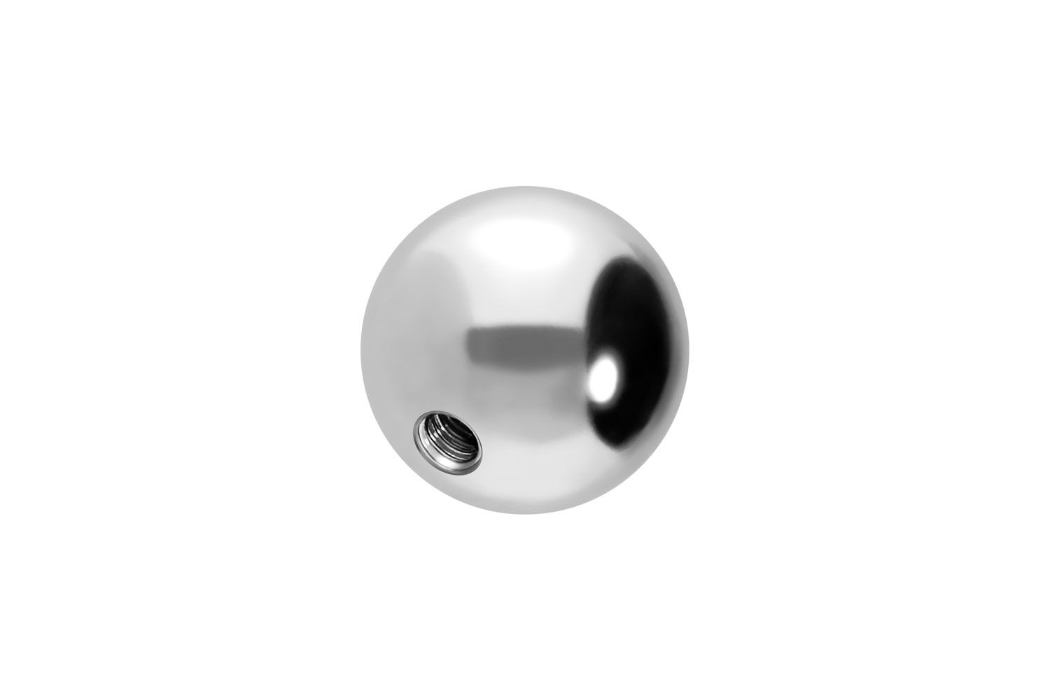 Titanium screw-in ball