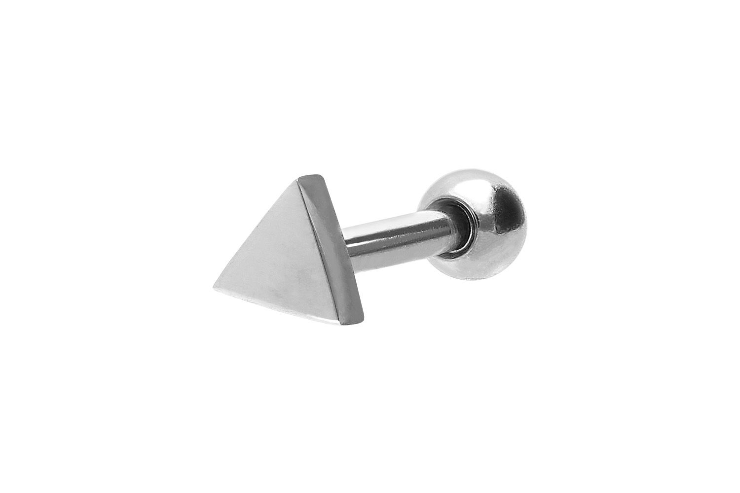 Surgical steel ear piercing TRIANGLE