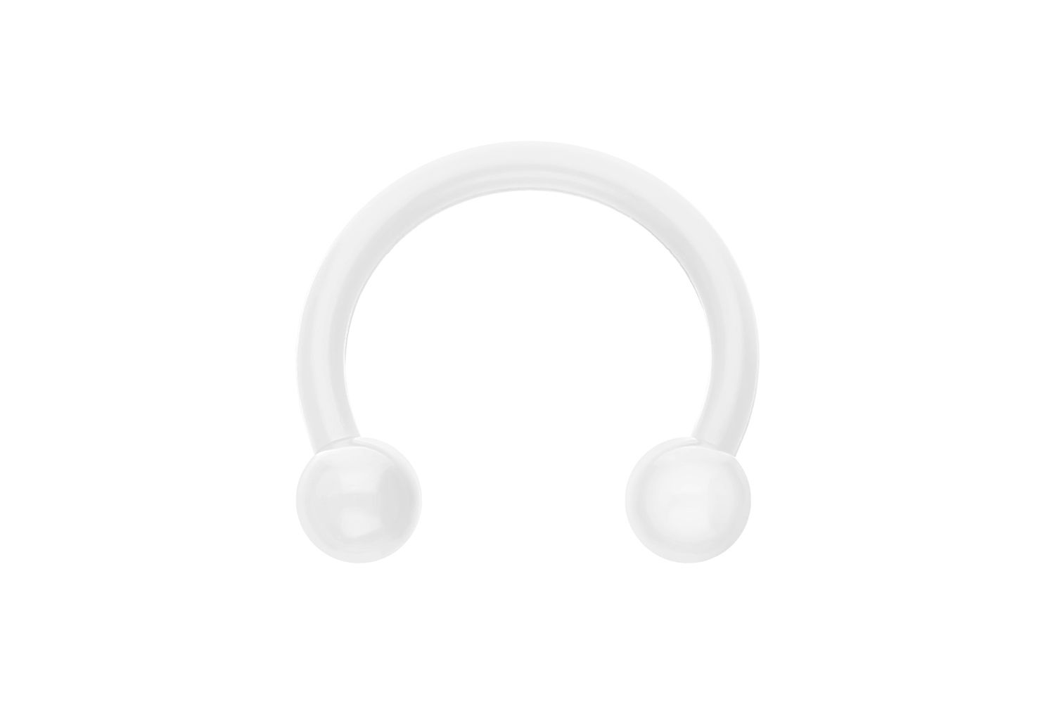 Acrylic circular barbell flexible UNI COLORED