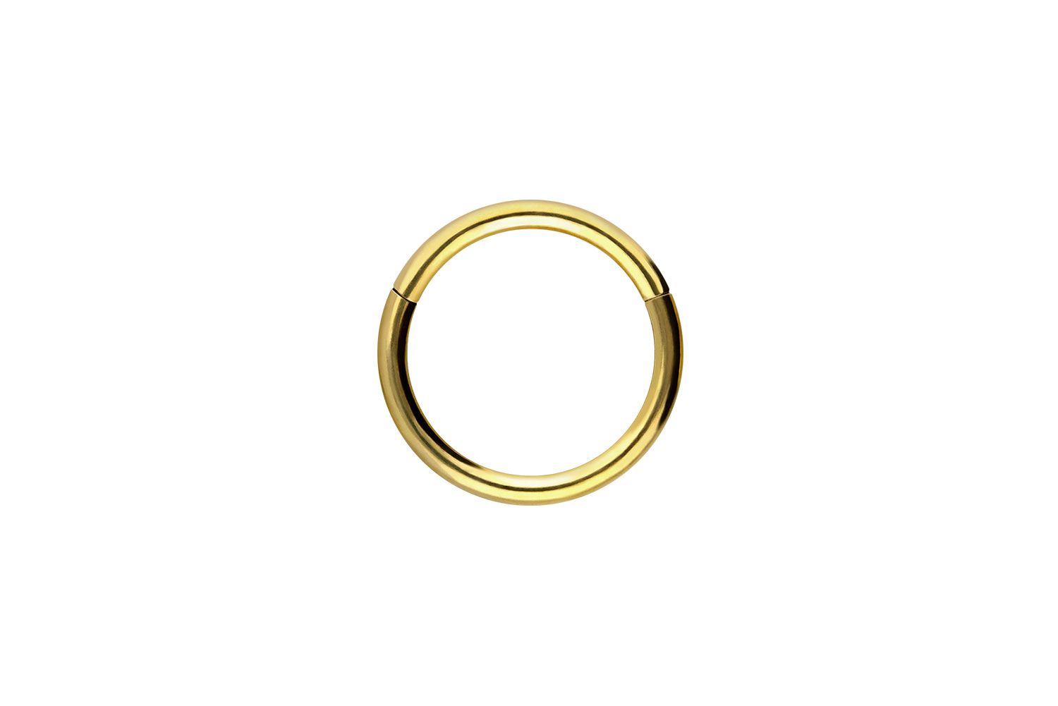 18 carat gold segment ring clicker