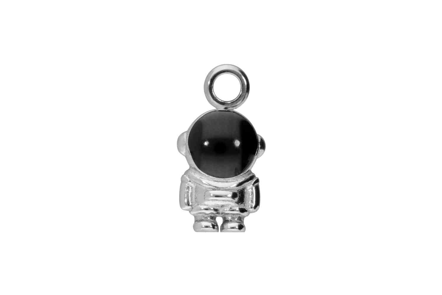 Surgical steel pendant for clickers ASTRONAUT