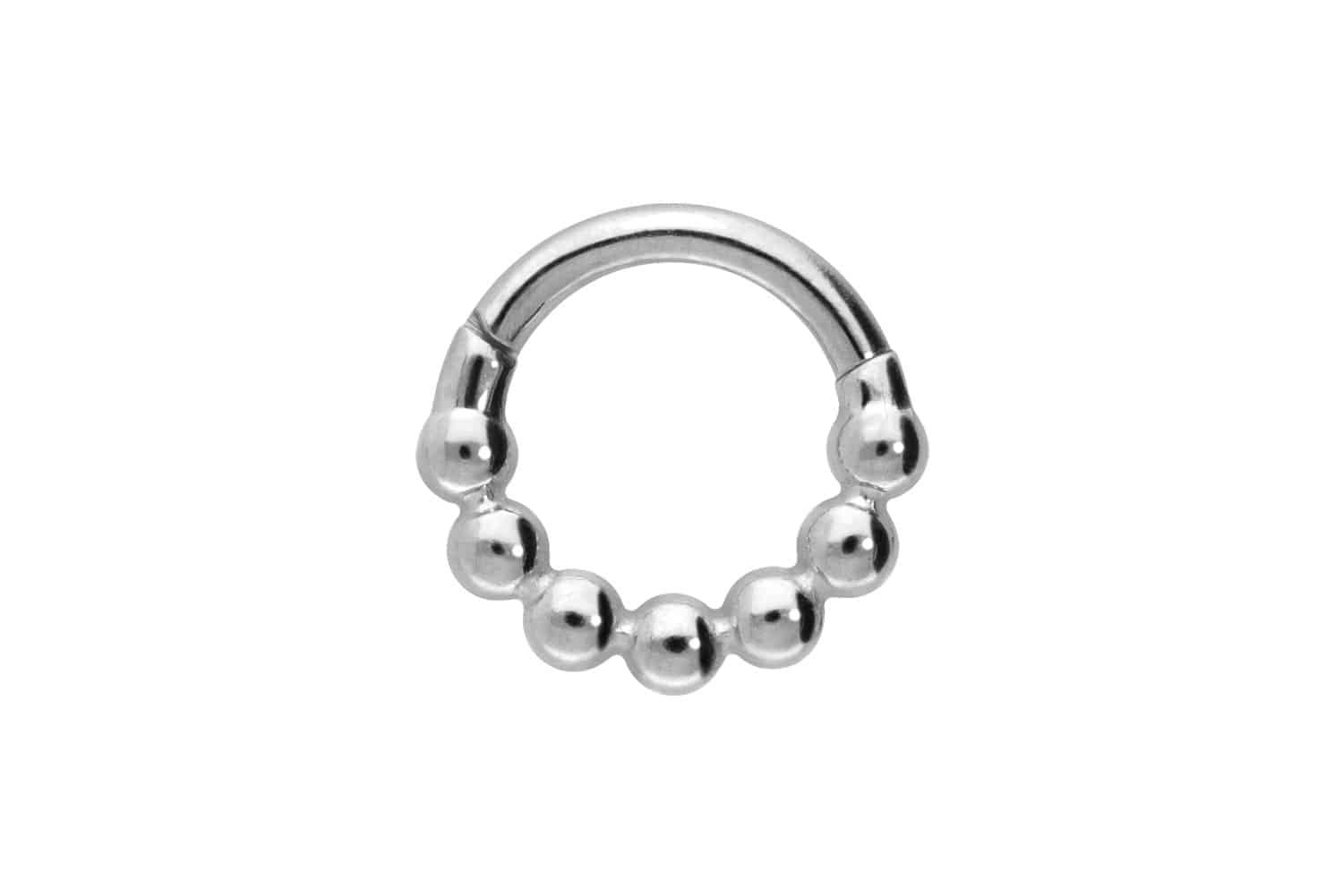 Surgical steel segment ring clicker BALLS