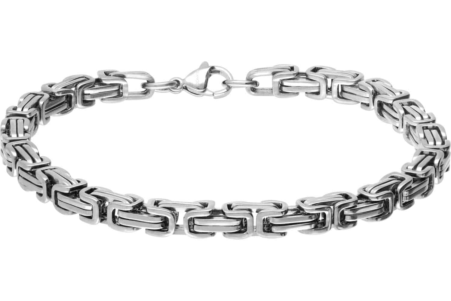 Surgical steel steel king bracelet