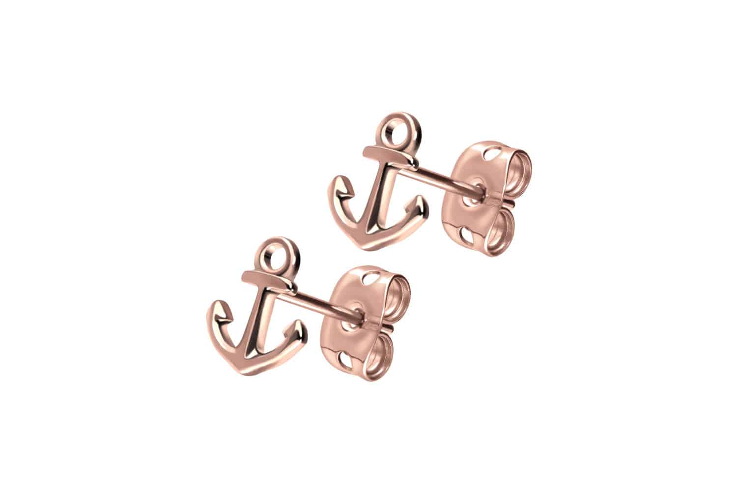 Titanium ear studs ANCHOR