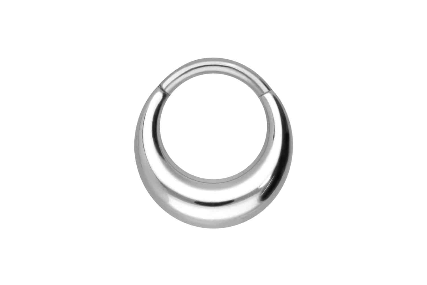 Titanium segment ring clicker DESIGN