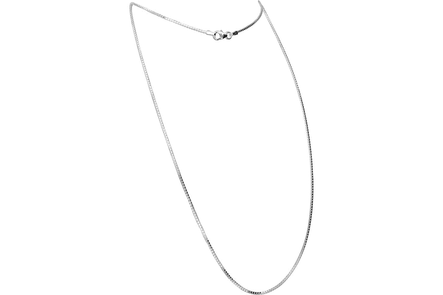 925 silver Venetian chain rhodium-plated