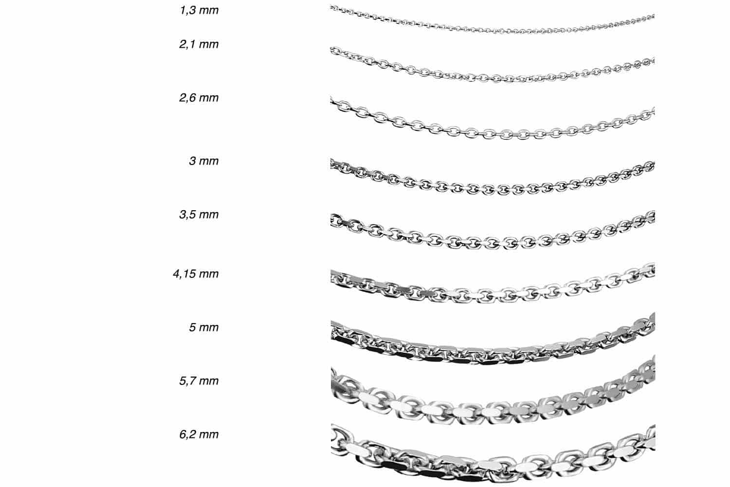 925 silver anchor chain rodhium-plated ++SALE++