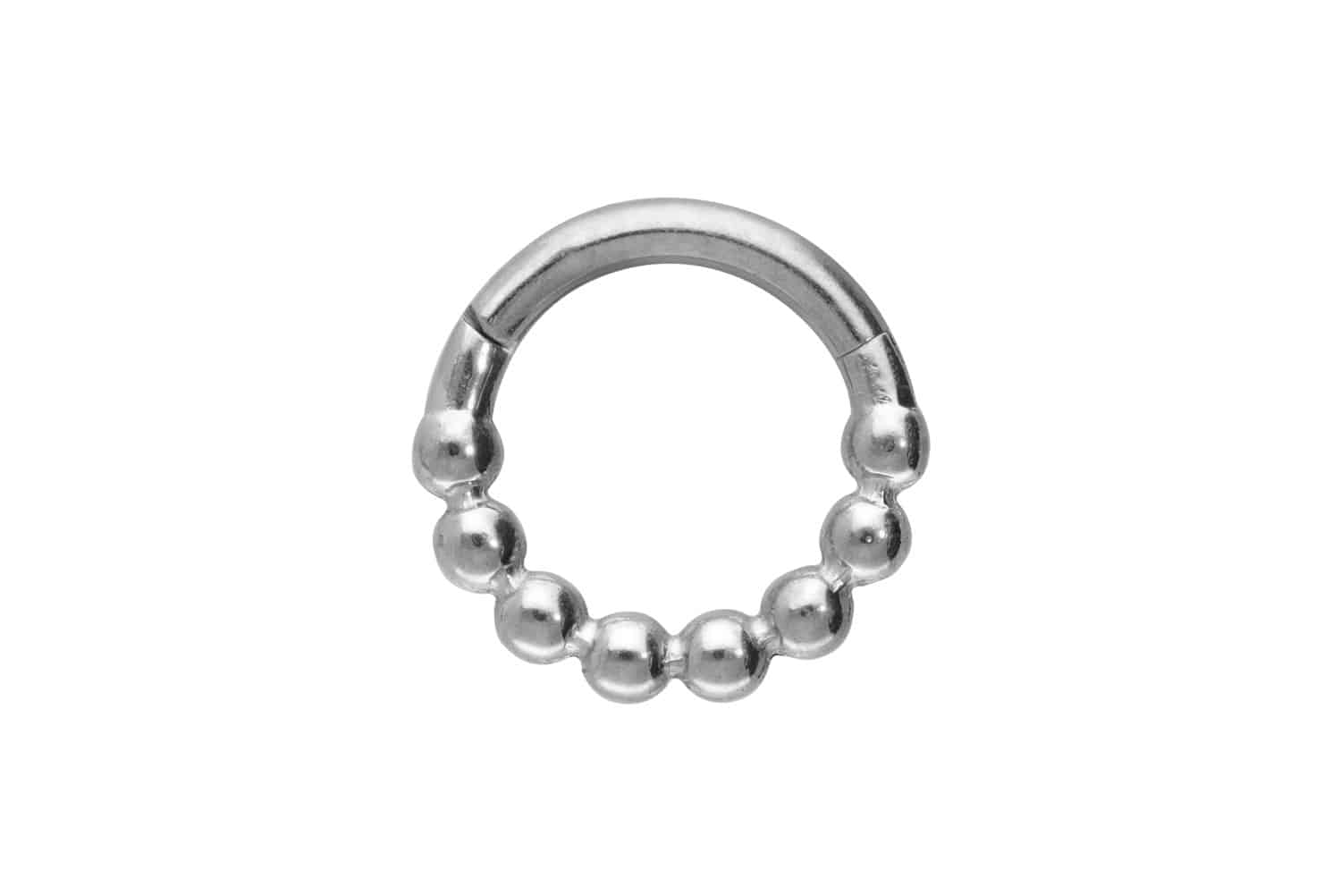 Titanium segment ring clicker BALLS