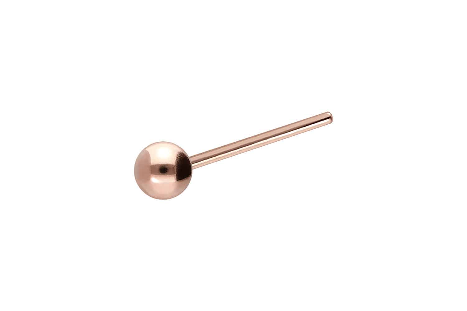 925 silver nose stud BALL - bendable ++SALE++