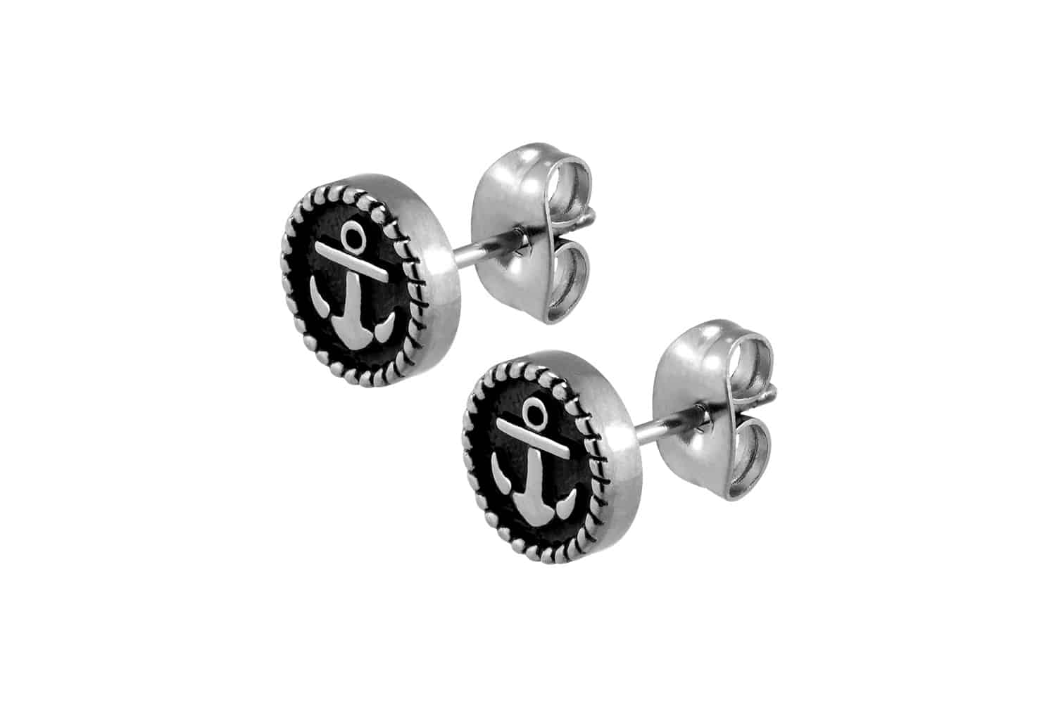 Surgical steel ear studs ANCHOR