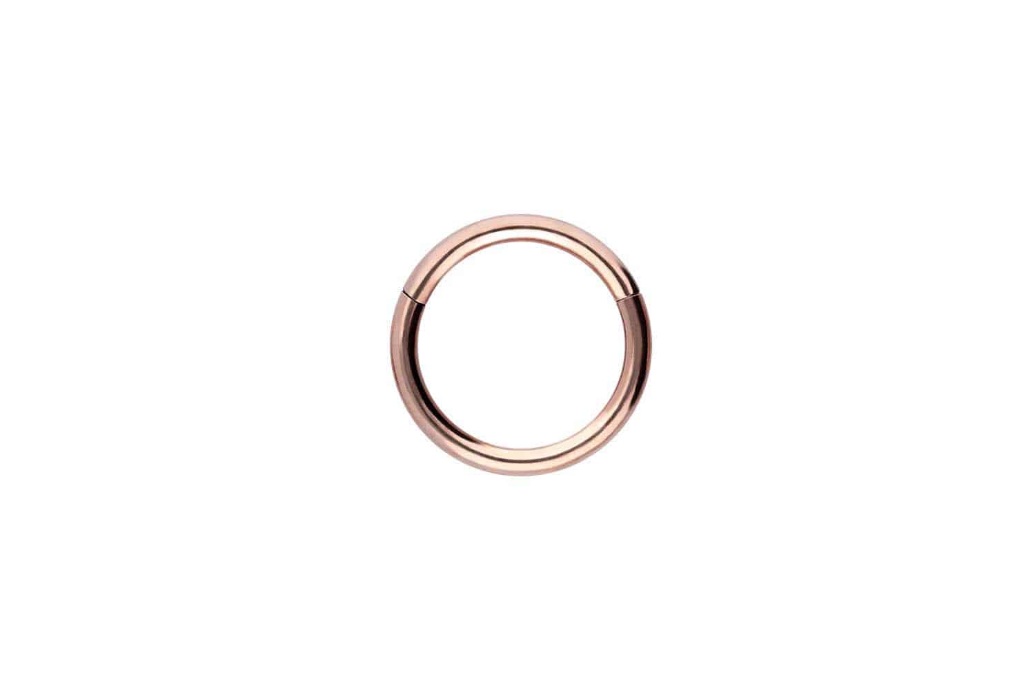 Titanium segment ring clicker