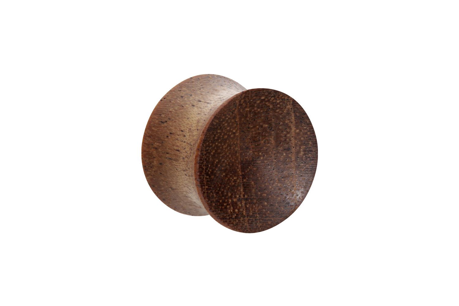 Wood double flared plug