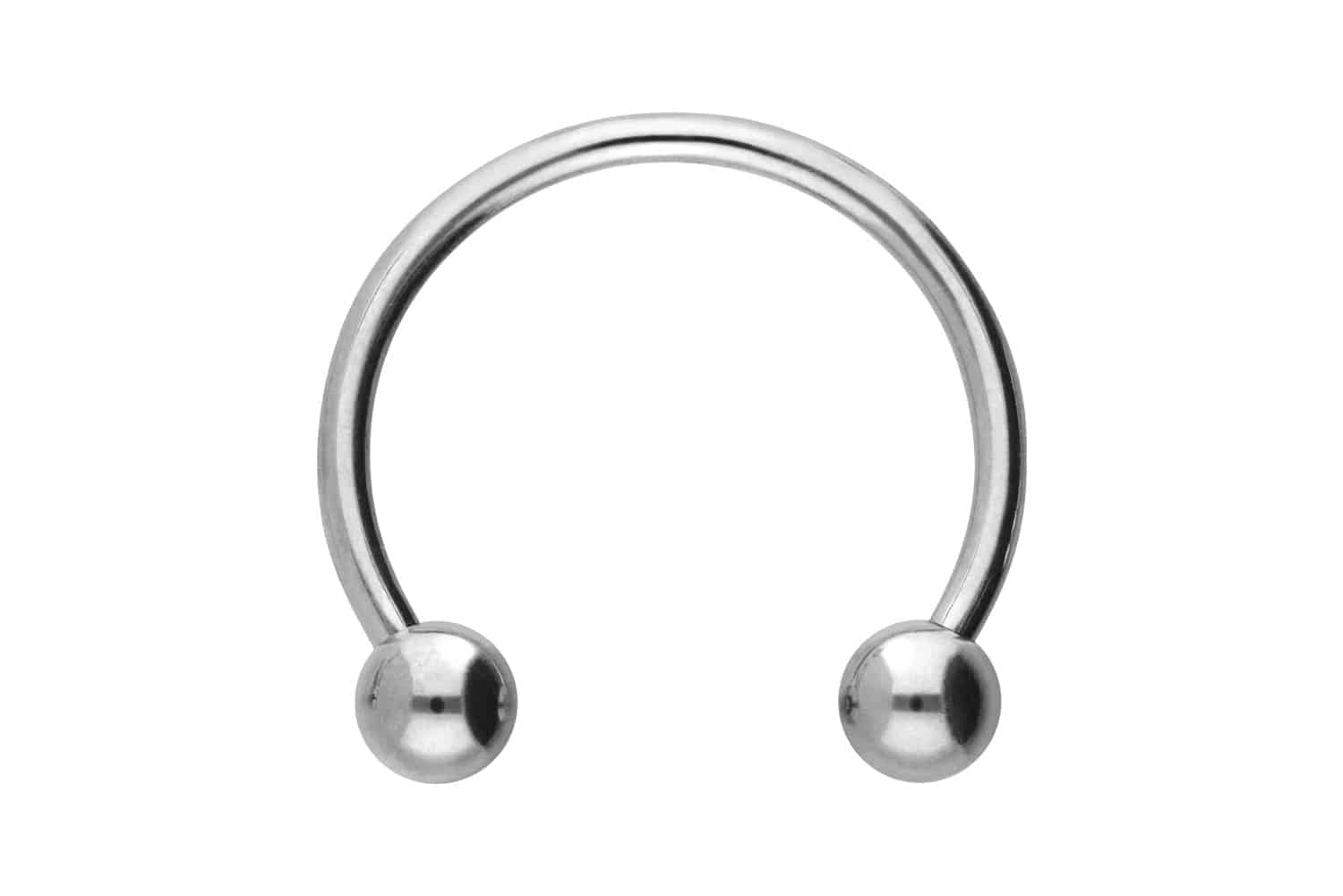 Surgical steel circular barbell