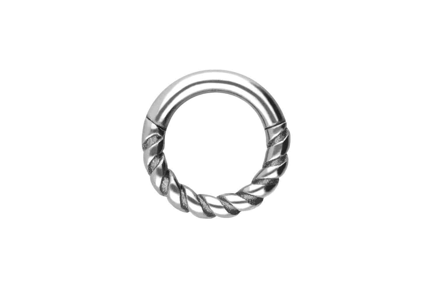 Surgical steel segment ring clicker TWISTED