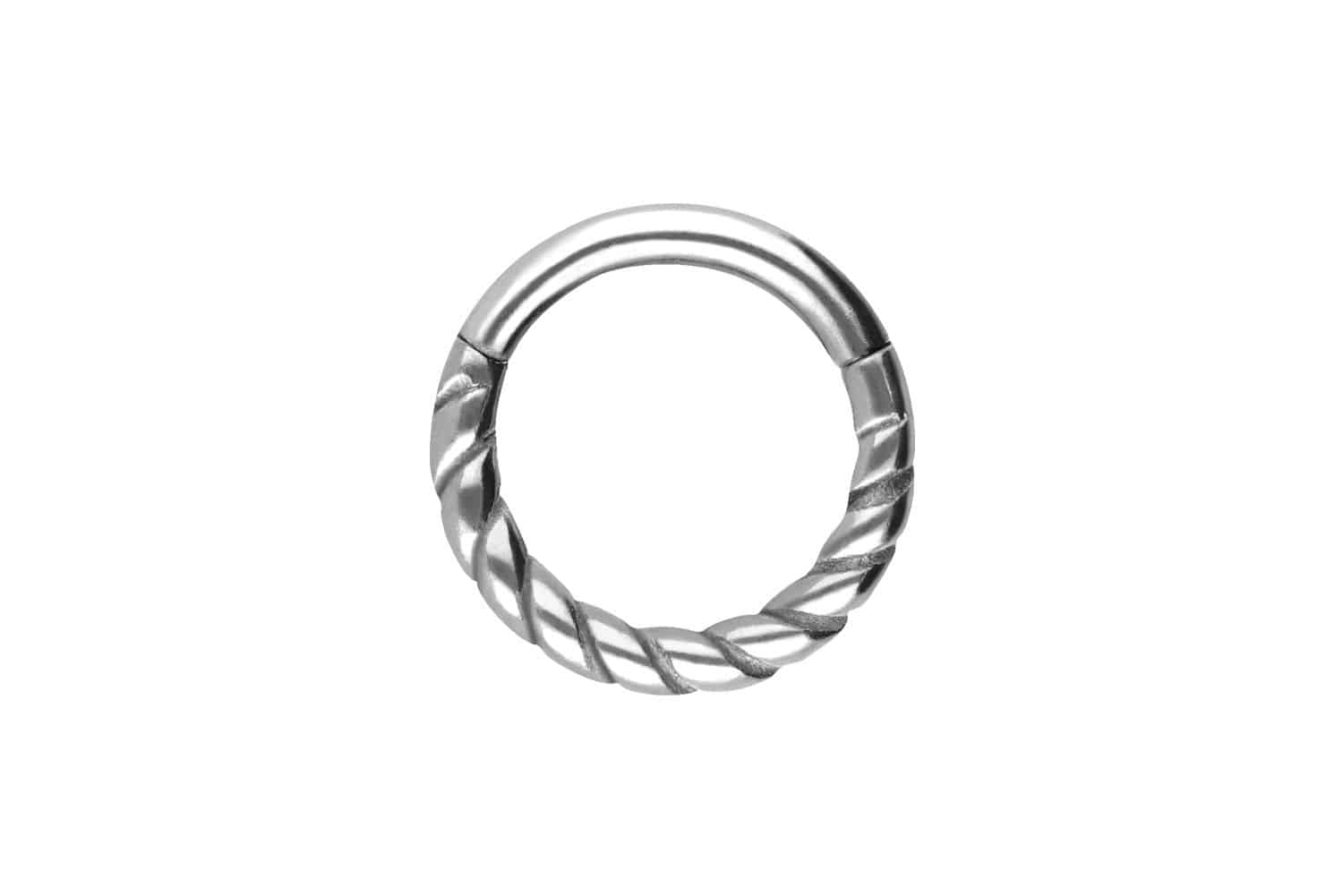 Surgical steel segment ring clicker TWISTED