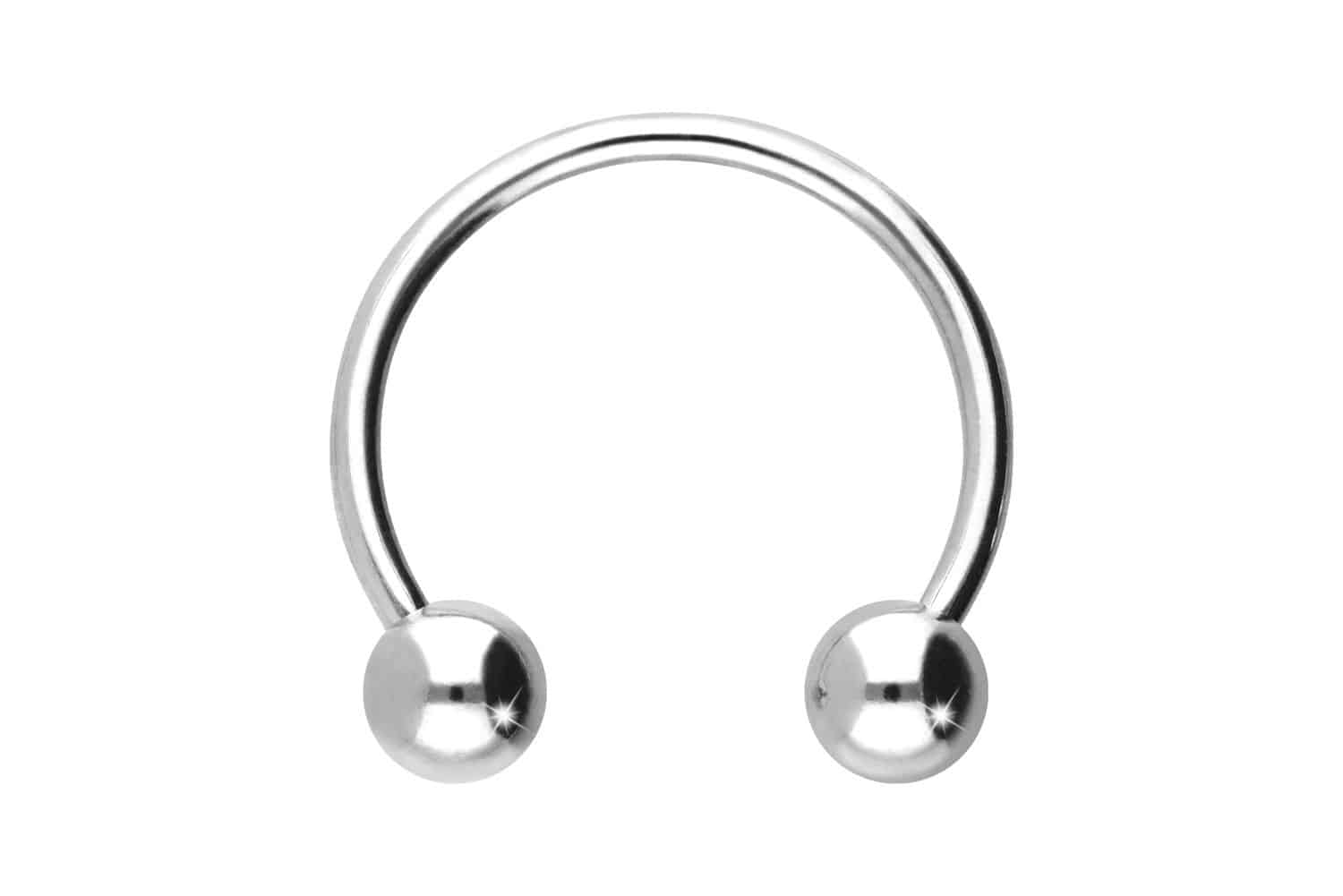 Titanium circular barbell