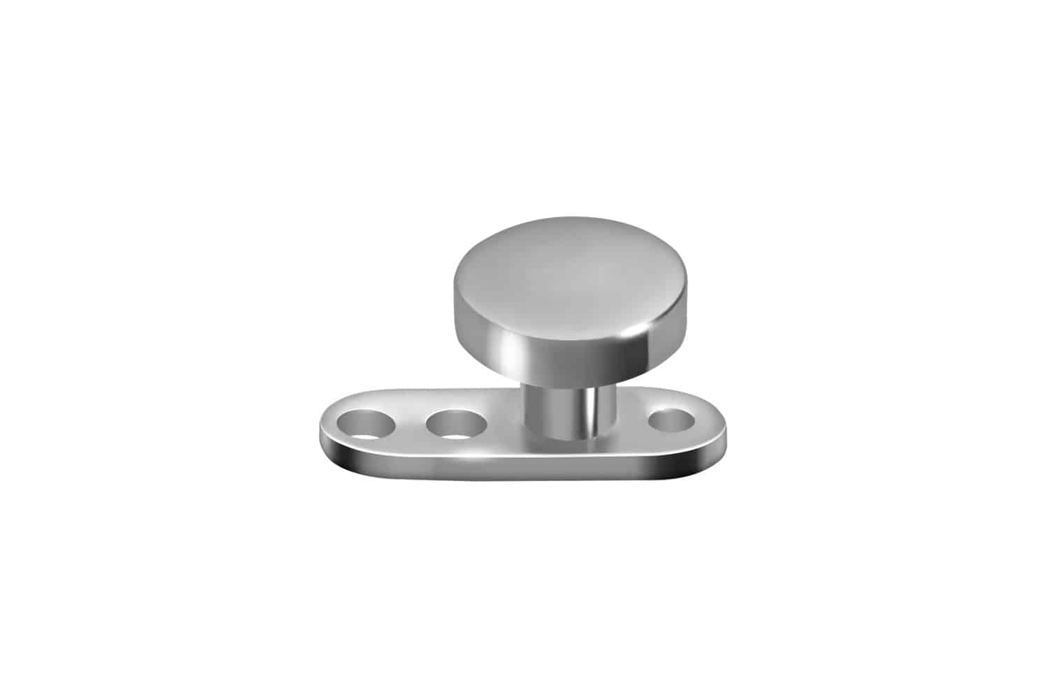 Titanium dermal anchor with 3 holes DISC