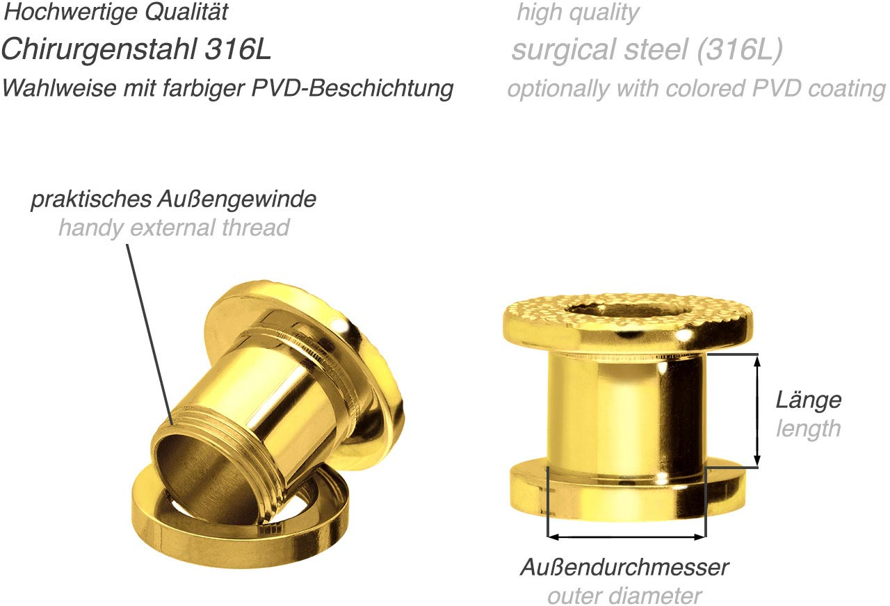 Surgical steel tunnel STRUCTURE