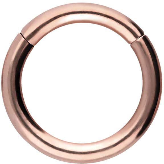 Titanium segment ring clicker