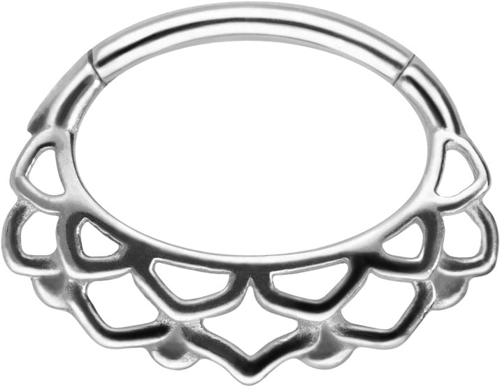 Surgical steel segment ring clicker ORIENTAL DESIGN