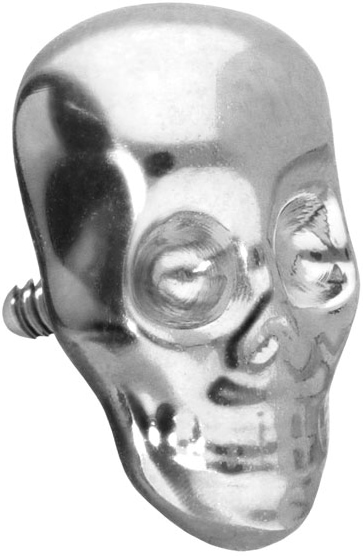 Titanium screw-in attachment with external thread SKULL