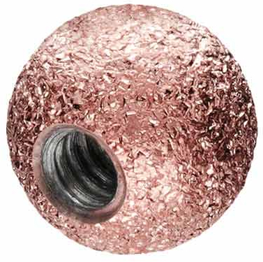 Surgical steel screw-in ball DIAMOND LOOK