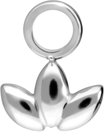 Surgical steel pendant for clickers LOTUS BLOSSOM