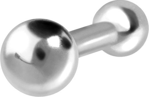 18 carat gold nose stud pin 1.5 mm BALL