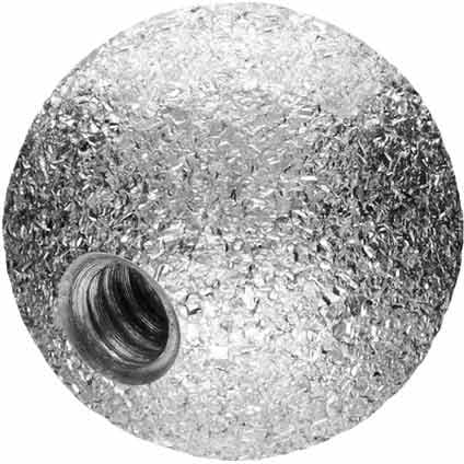 Surgical steel screw-in ball DIAMOND LOOK